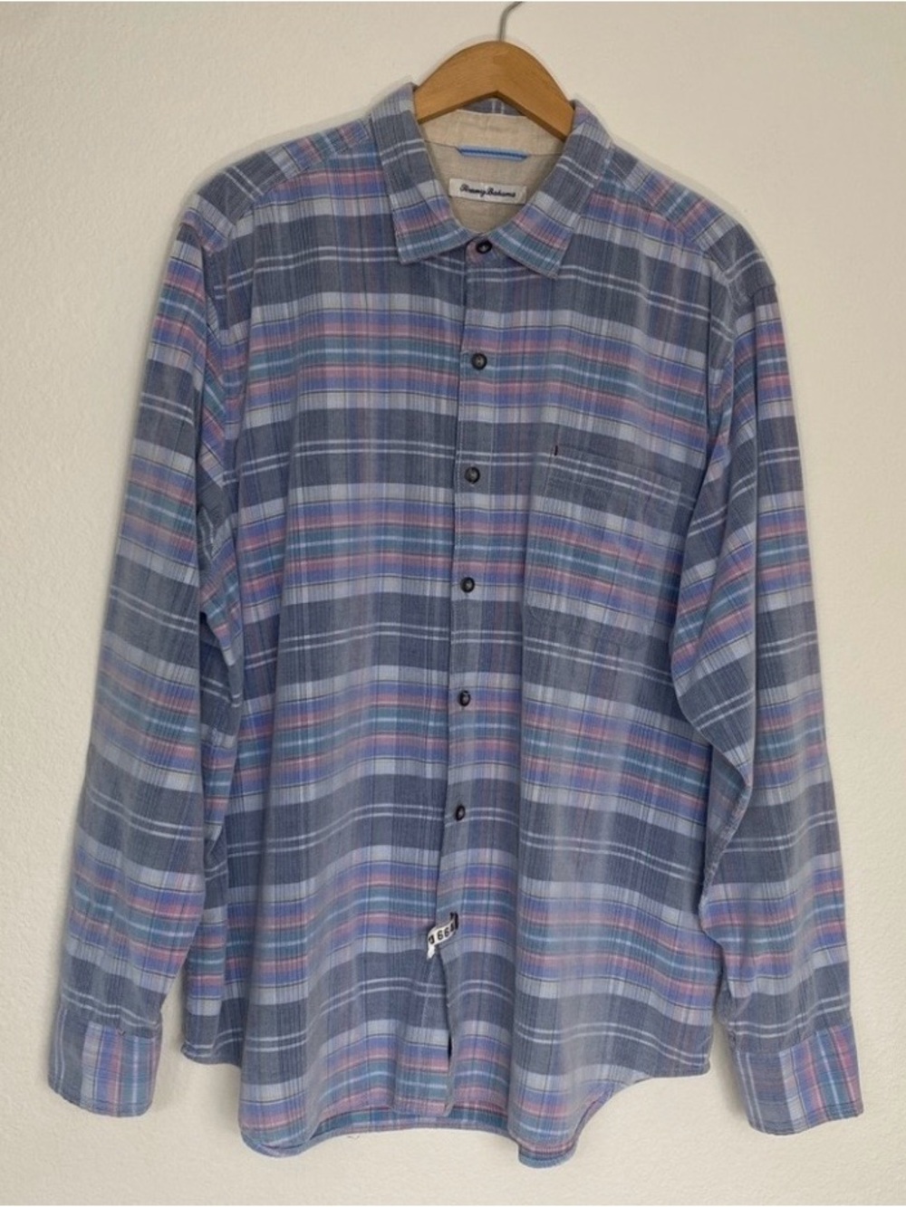 Tommy Bahama Men's Sherbert Stripes Cotton Corduroy Button Down Shirt Size XL